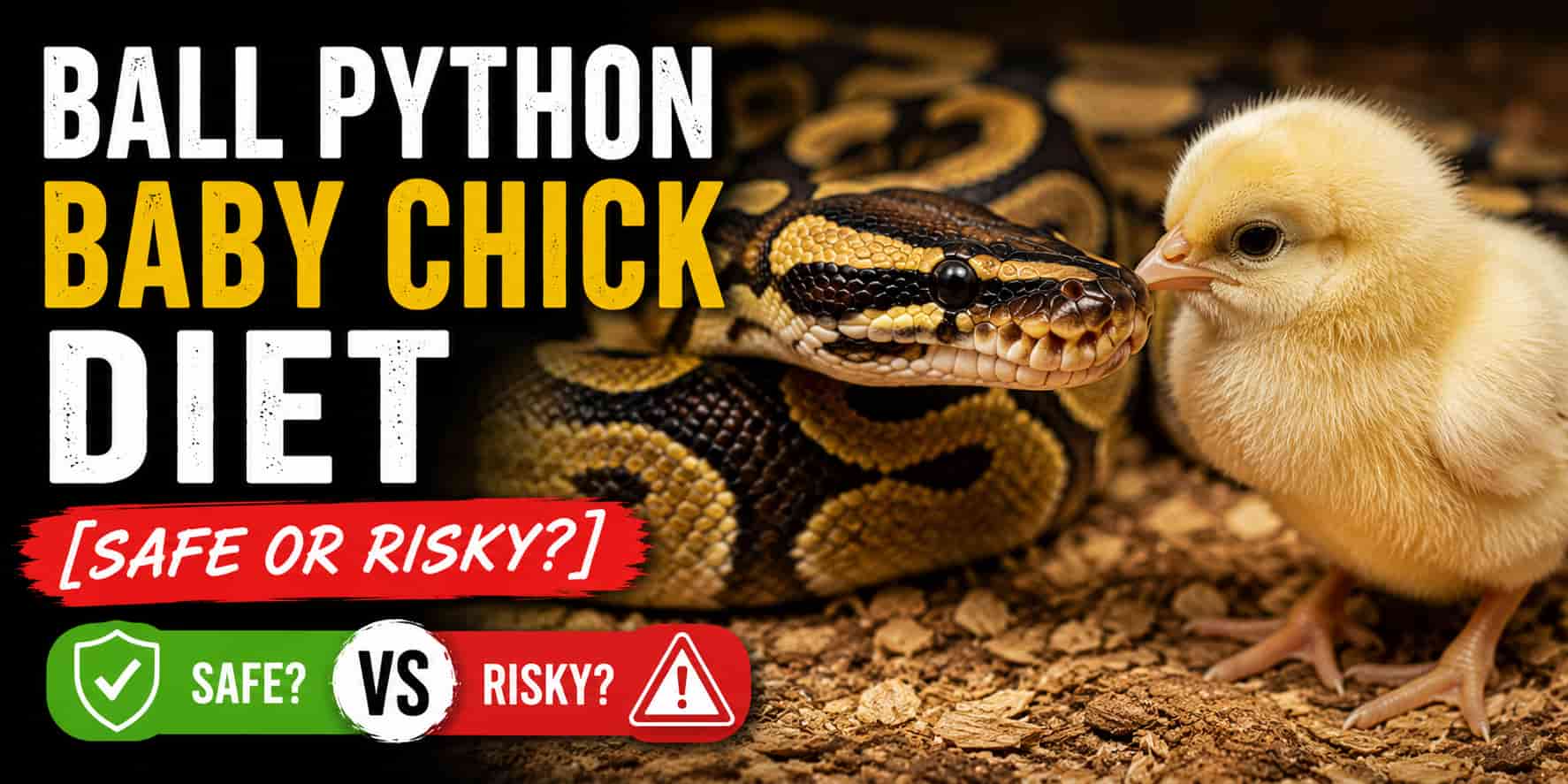 Ball Python Baby Chick Diet [Safe or Risky]