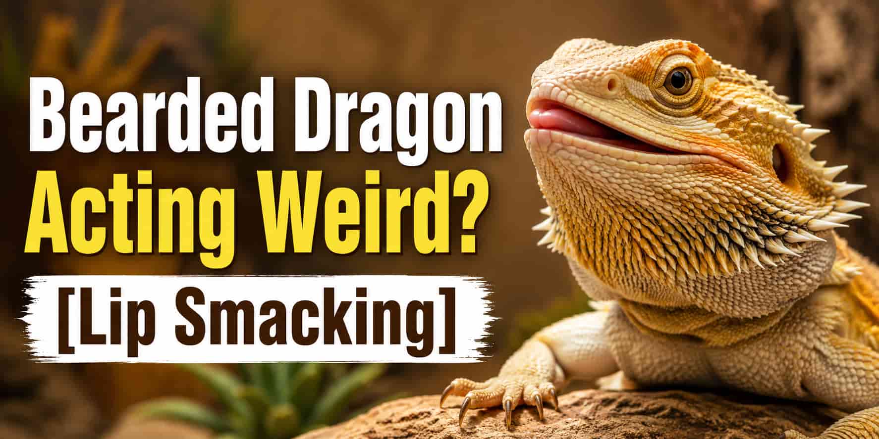 Bearded Dragon Acting Weird? [Lip Smacking]