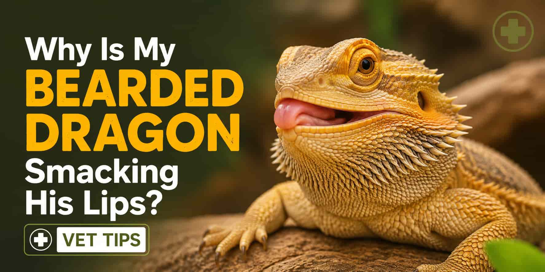 Why Is My Bearded Dragon Smacking His Lips? [Vet Tips]