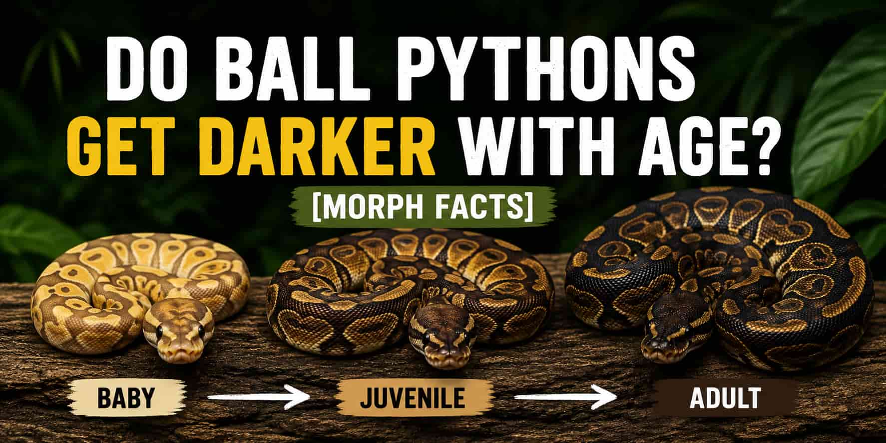 Do Ball Pythons Get Darker With Age [Morph Facts]