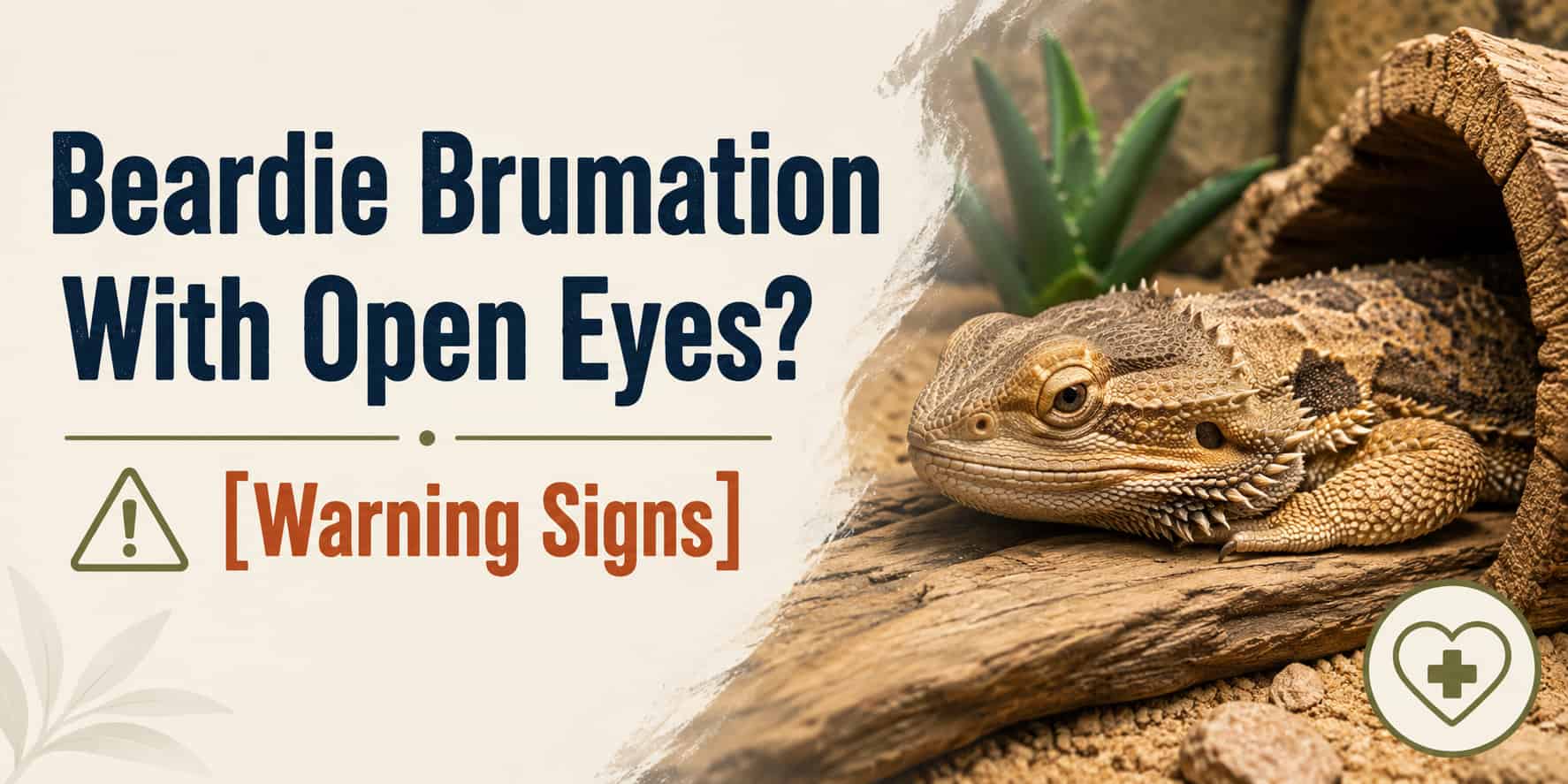 Beardie Brumation With Open Eyes [Warning Signs]