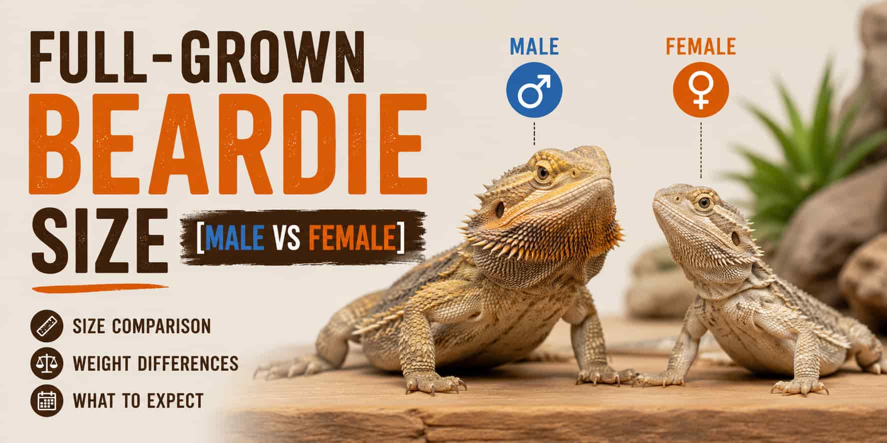 Full-Grown Beardie Size [Male vs Female]