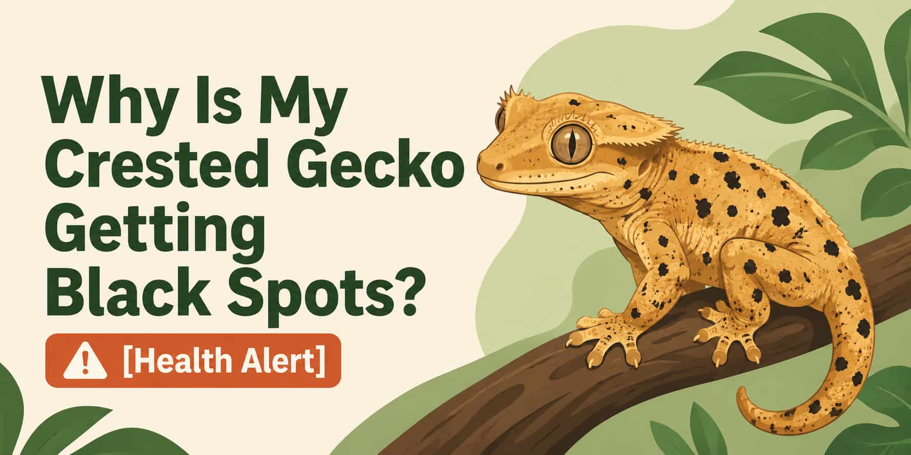 Why Is My Crested Gecko Getting Black Spots? [Health Alert]