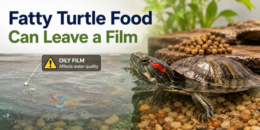 Fatty Turtle Food Can Leave a Film