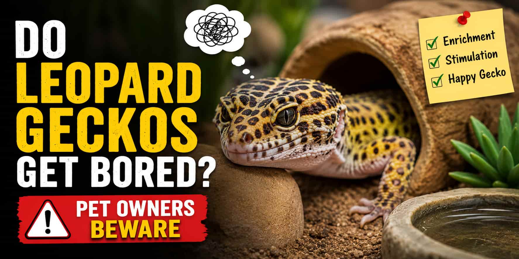 Do Leopard Geckos Get Bored [Pet Owners Beware]
