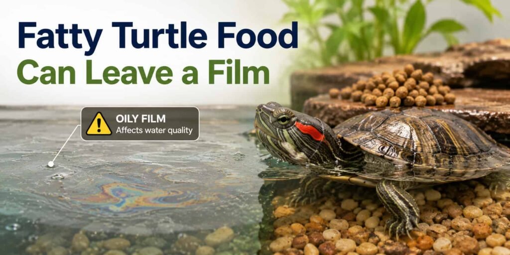Fatty Turtle Food Can Leave a Film