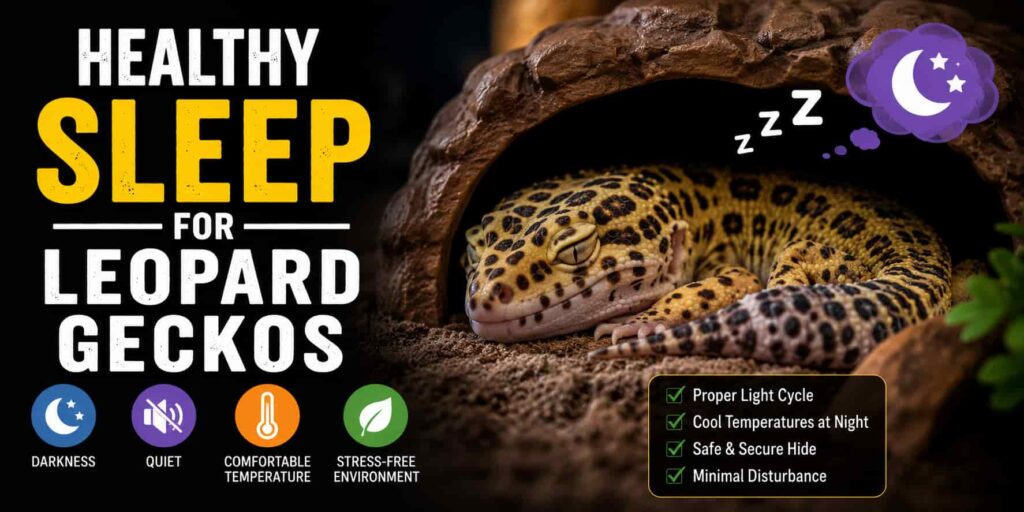 Healthy Sleep for Leopard Geckos