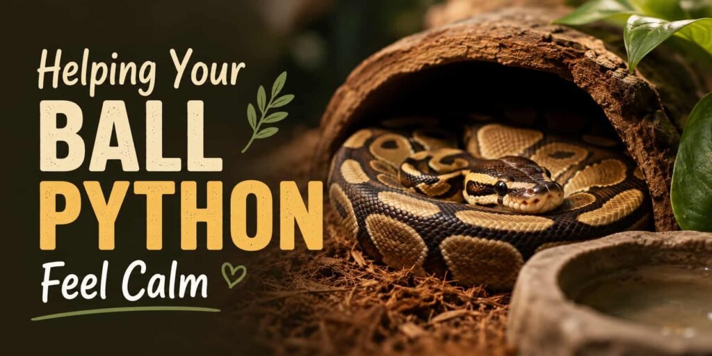 Helping Your Ball Python Feel Calm
