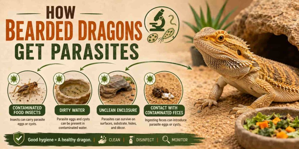 How Bearded Dragons Get Parasites