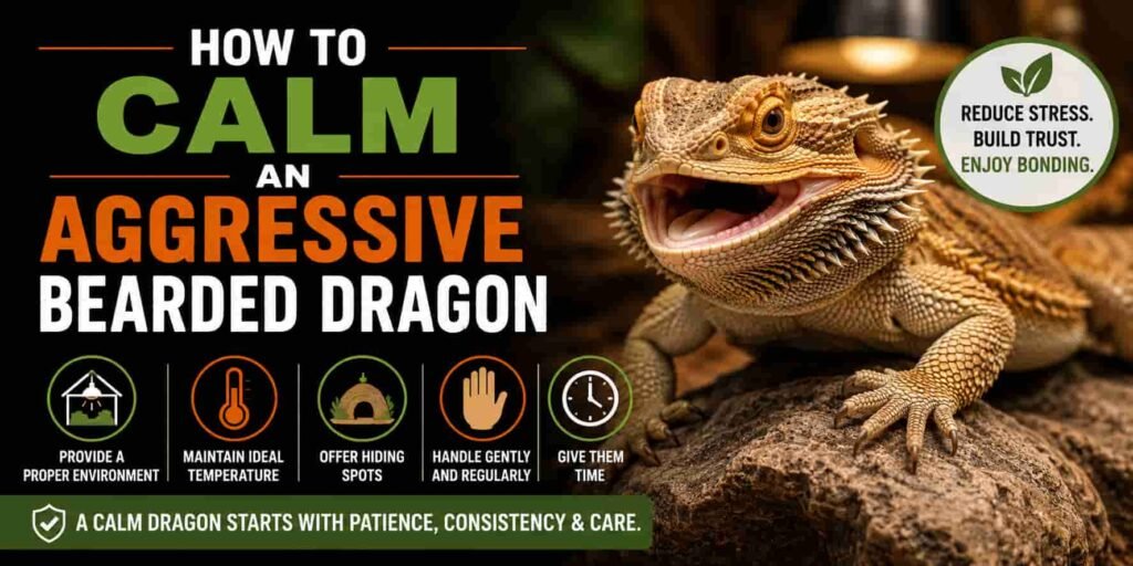 How to Calm an Aggressive Bearded Dragon