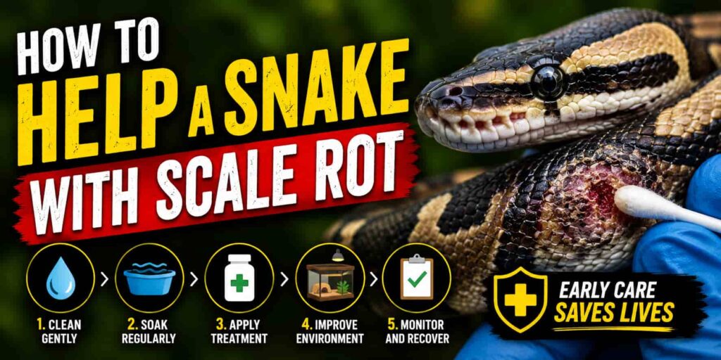 How to Help a Snake With Scale Rot