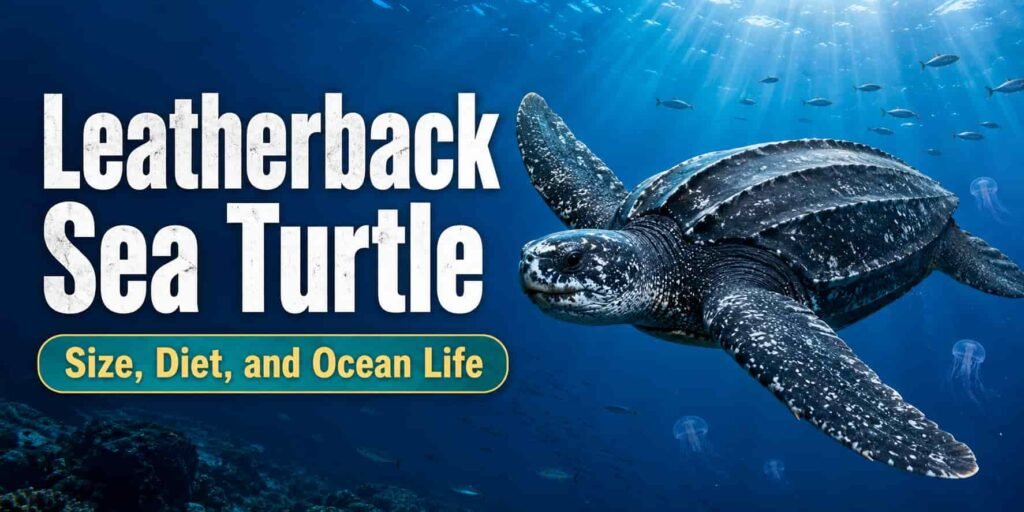 Leatherback Sea Turtle Size, Diet, and Ocean Life