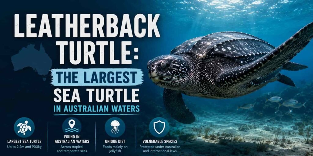 Leatherback Turtle The Largest Sea Turtle in Australian Waters