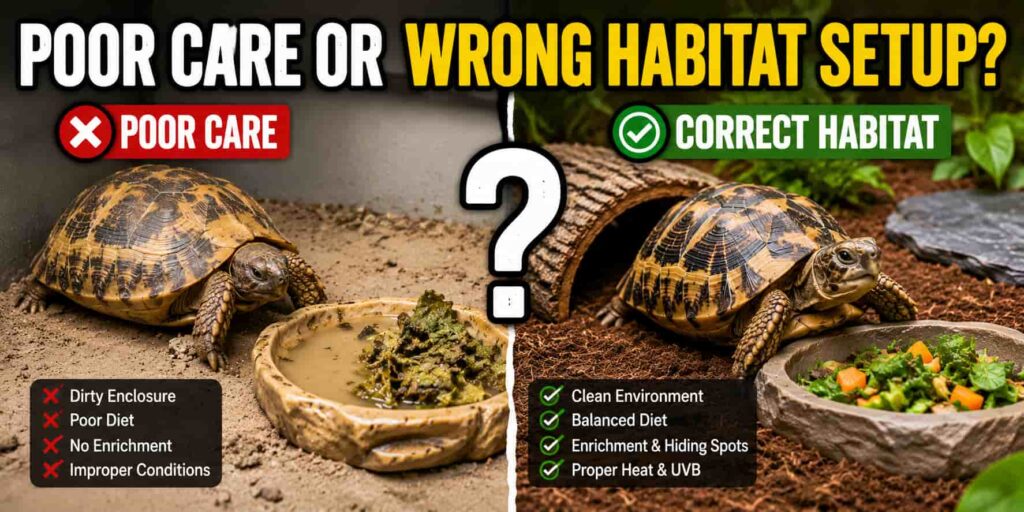 Poor Care or Wrong Habitat Setup