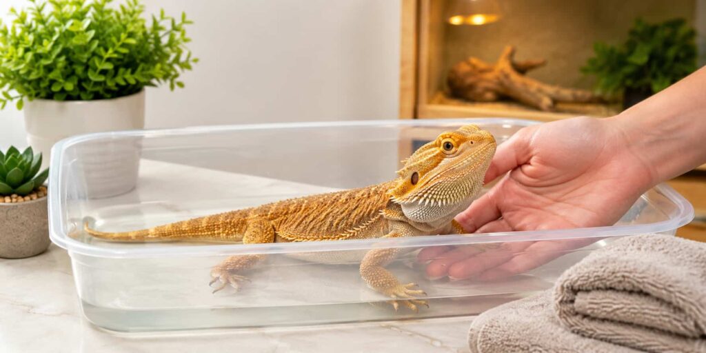 Safe Bathing Tips to Help Your Bearded Dragon Poop