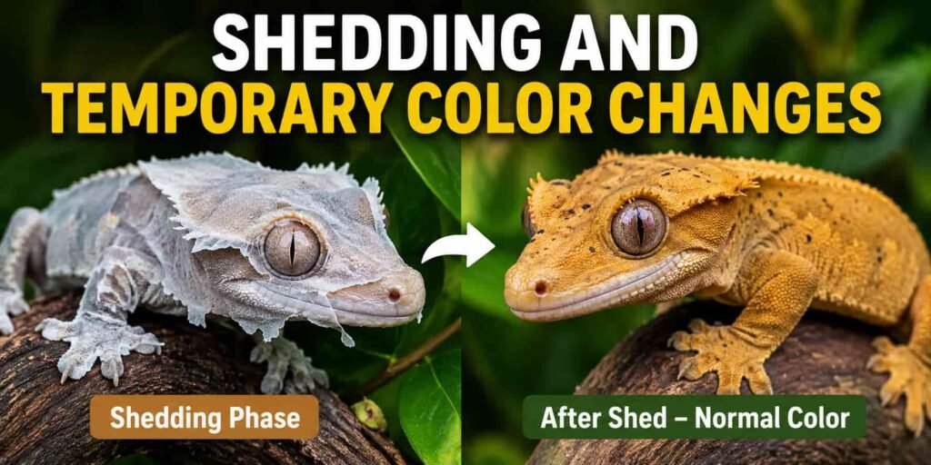 Shedding and Temporary Color Changes