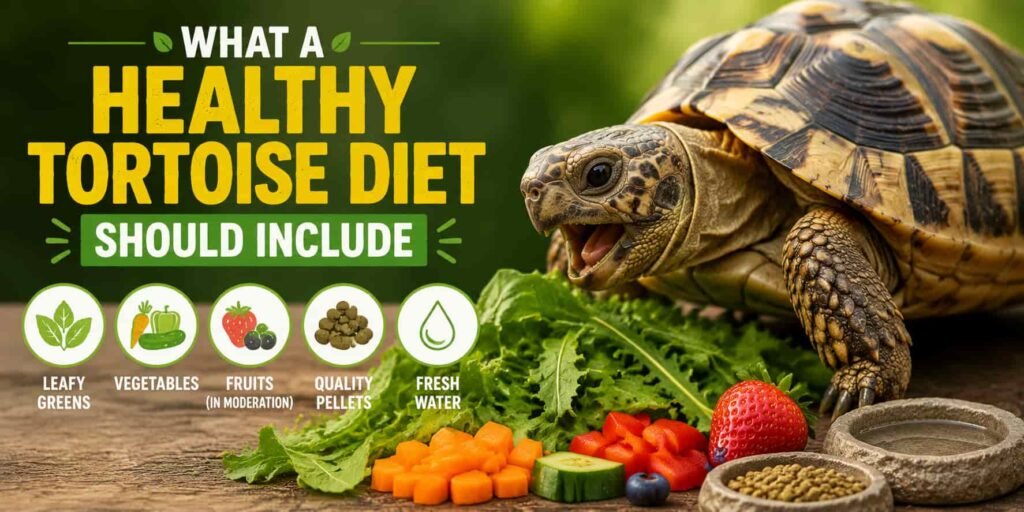 What a Healthy Tortoise Diet Should Include