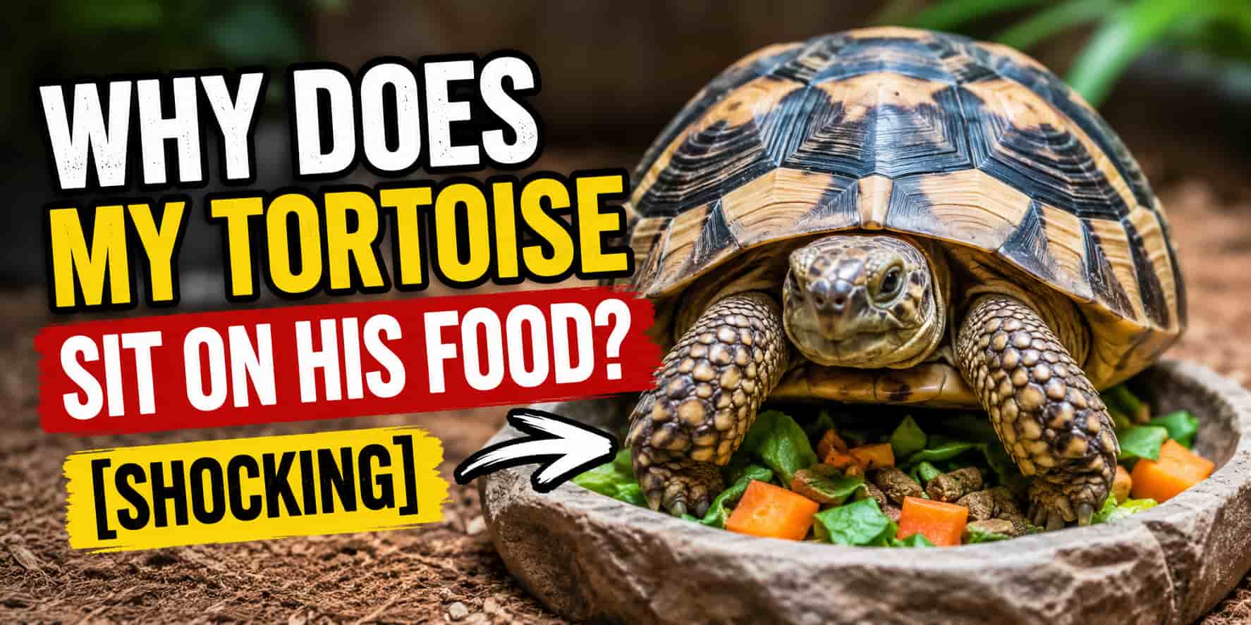 Why Does My Tortoise Sit on His Food [Shocking]