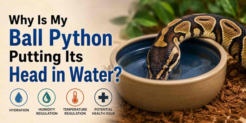 Why Is My Ball Python Putting Its Head in Water
