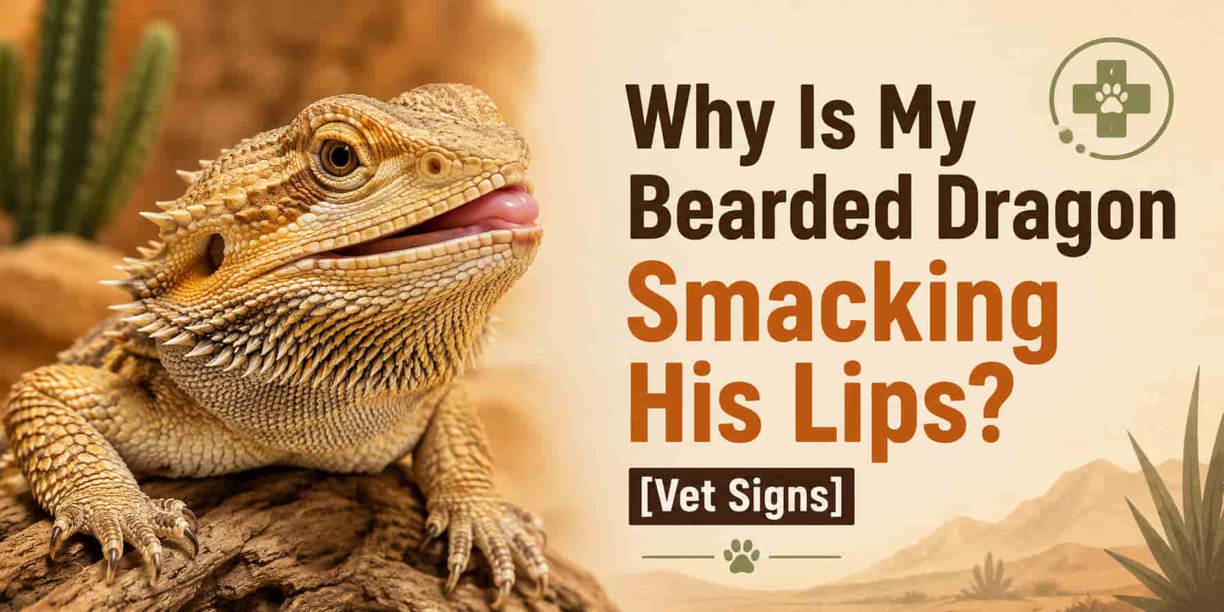 Why Is My Bearded Dragon Smacking His Lips [Vet Signs]