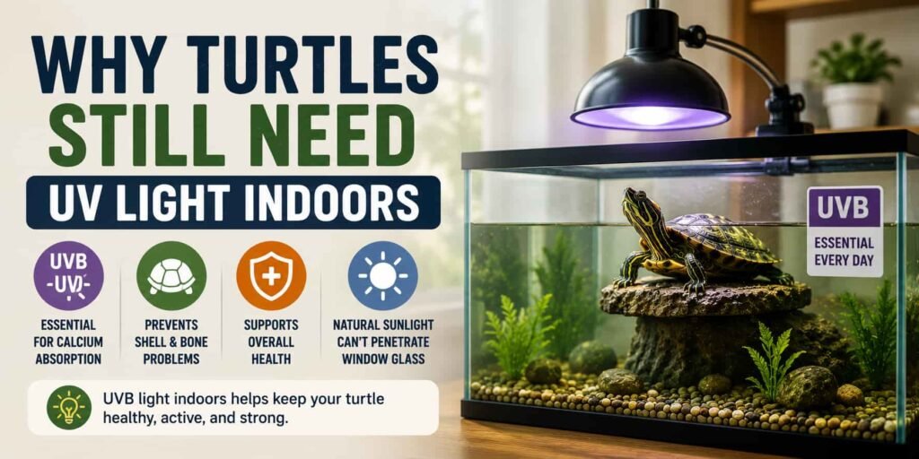 Why Turtles Still Need UV Light Indoors